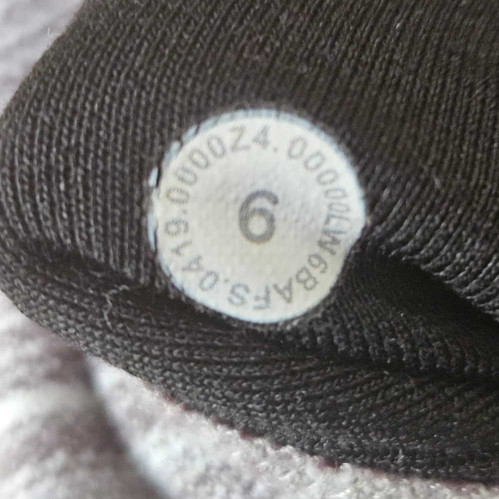 Lululemon Align Crop 21" Mini Space Dye Herringbone Jacquard Black Cherry Sz 6 - Picture 5 of 8